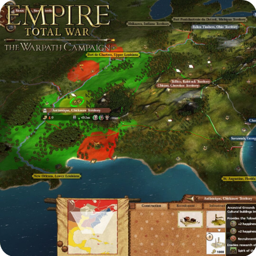 Total War: Empire - The Warpath Campaign DLC (PC) Steam CD Key Global