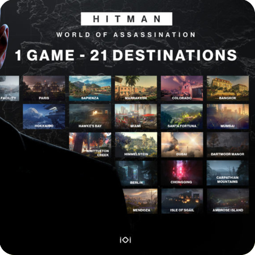 Hitman: World of Assassination (PC) Steam CD Key ROW