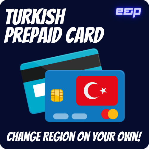 Turkish Prepaid Credit Card For Steam Region Change 3 TL