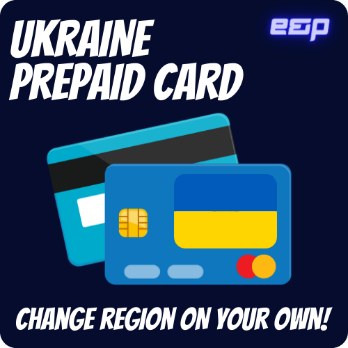Ukraine Prepaid Credit Card For Steam Region Change