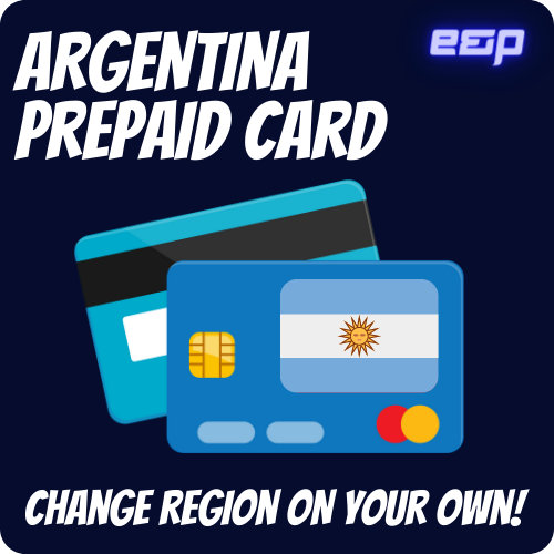 Argentina Prepaid Credit Card For Steam Region Change