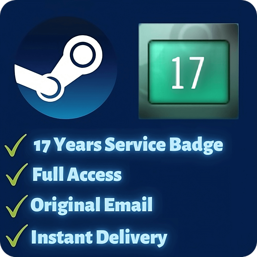 Steam Account 17+ Years Badge