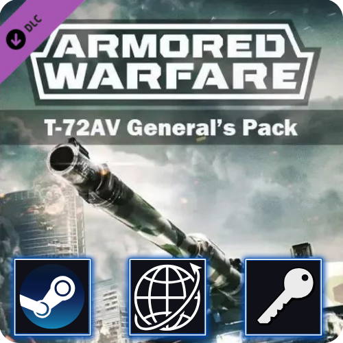 Armored Warfare T-72AV General’s Pack DLC (PC) Steam Klucz Global