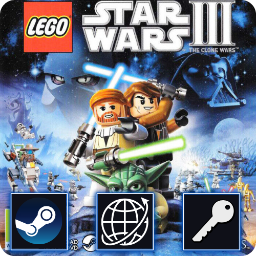LEGO Star Wars III - The Clone Wars (PC) Steam Klucz Global