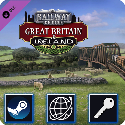 Railway Empire - Great Britain & Ireland DLC (PC) Steam Klucz Global