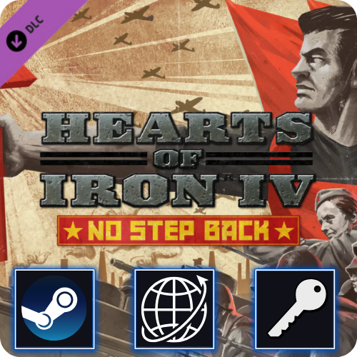 Hearts of Iron IV - No Step Back DLC (PC) Steam CD Key Global