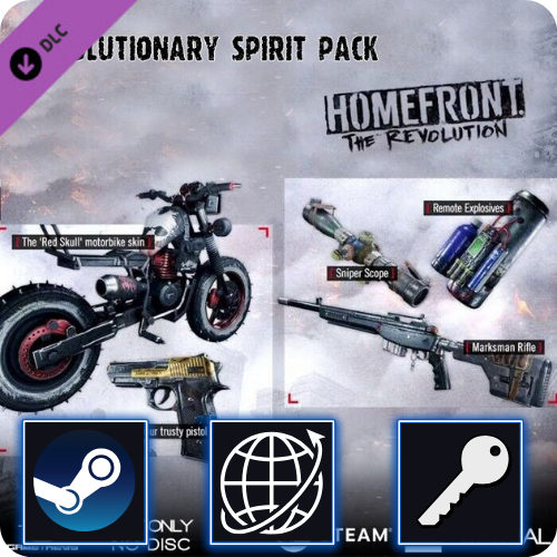 Homefront The Revolution Revolutionary Spirit Pack DLC Steam Key Global