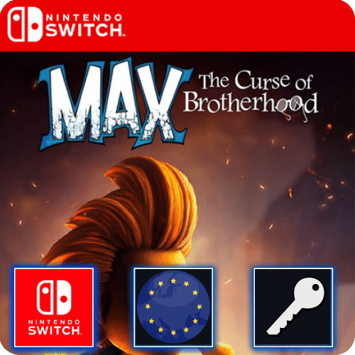Max The Curse of Brotherhood (Nintendo Switch) eShop Klucz Europa