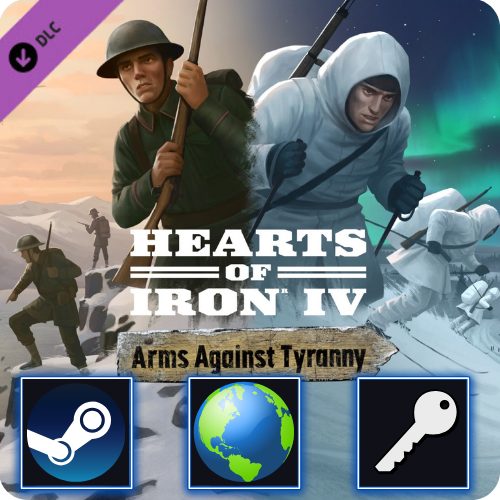 Hearts of Iron IV - Arms Against Tyranny DLC (PC) Steam Klucz ROW