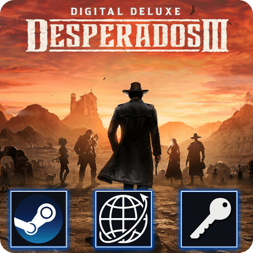 Desperados III Digital Deluxe (PC) Steam CD Key Global