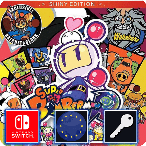 Super Bomberman R Shiny Edition (Nintendo Switch) eShop Key Europe