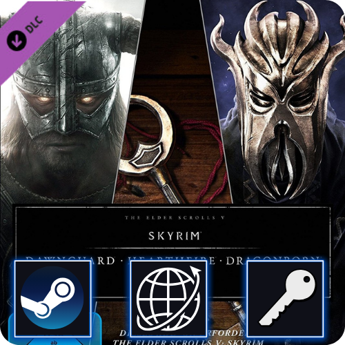 The Elder Scrolls V Skyrim - Triple Pack DLC (PC) Steam CD Key Global