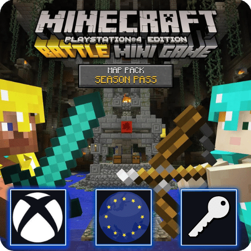 Minecraft - Season Pass Map Pack DLC (Xbox One) Klucz Europa