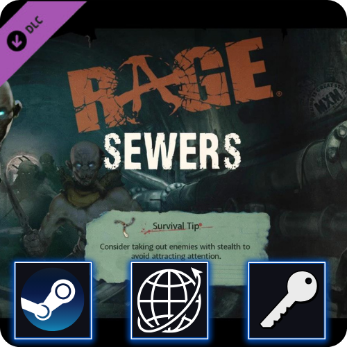 RAGE - Sewer Missions DLC (PC) Steam Klucz Global