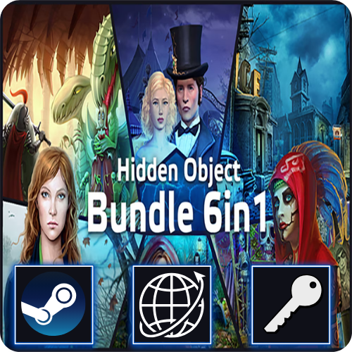 Hidden Object 6-in-1 Bundle (PC) Steam CD Key Global