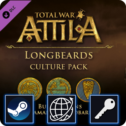 Total War Attila - Longbeards Culture Pack DLC (PC) Steam Klucz Global