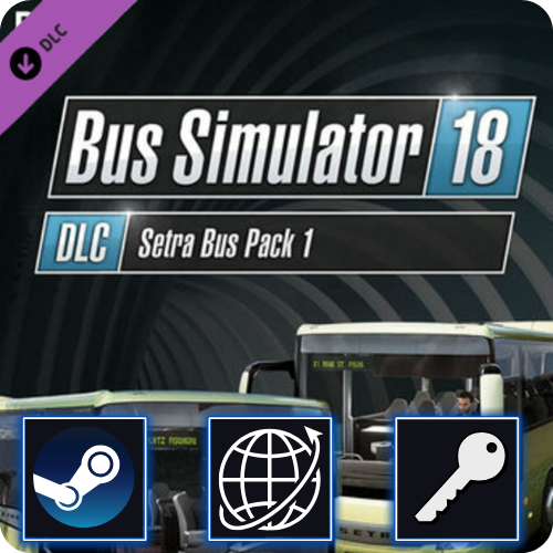 Bus Simulator 18 - Setra Bus Pack 1 DLC (PC) Steam Klucz Global