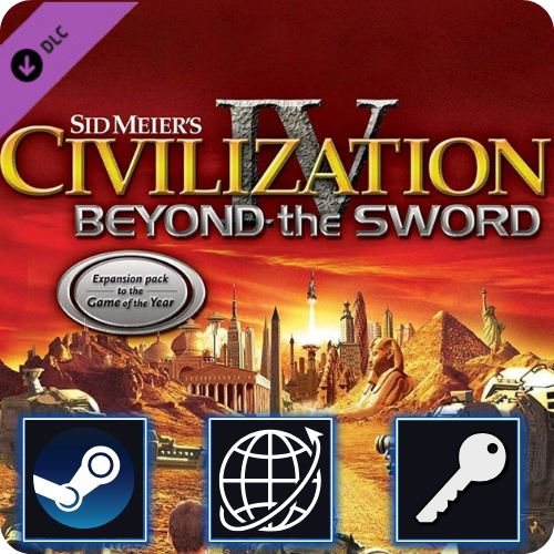 Sid Meiers Civilization IV - Beyond the Sword DLC (PC) Steam CD Key Global