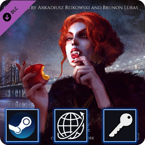 Vampire The Masquerade Coteries of New York Soundtrack DLC Steam Klucz Global