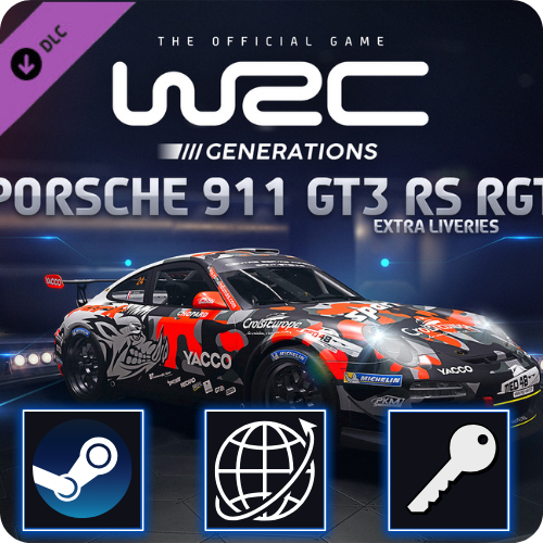 WRC Generations Porsche 911 GT3 RS RGT Extra liveries Steam CD Key Global