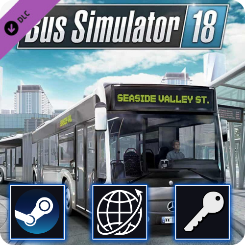Bus Simulator 18 - Mercedes Benz Bus Pack 1 DLC (PC) Steam Klucz Global