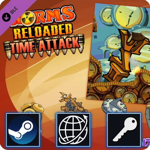 Worms Reloaded: Time Attack Pack DLC (PC) Steam CD Key Global