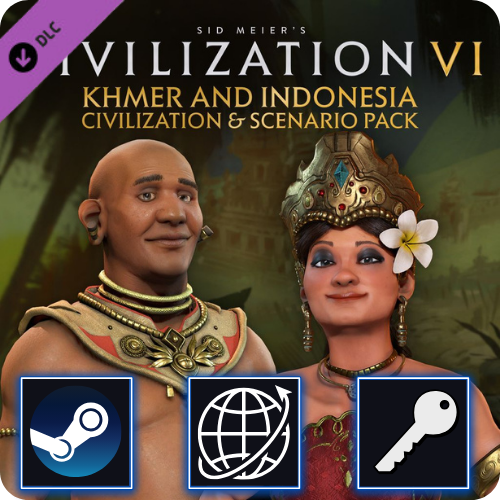 Civilization VI Khmer & Indonesia Civilization Pack DLC Steam Key Global