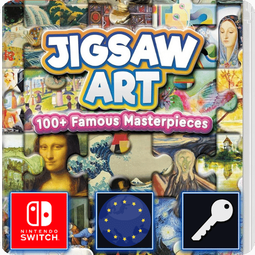 Jigsaw Art: 100+ Famous Masterpieces (Nintendo Switch) eShop Key Europe