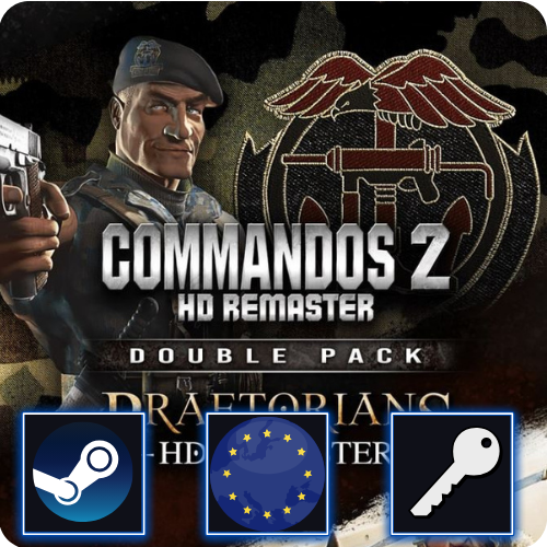 Commandos 2 Praetorians HD Remaster Double Pack (PC) Steam CD Key Europe