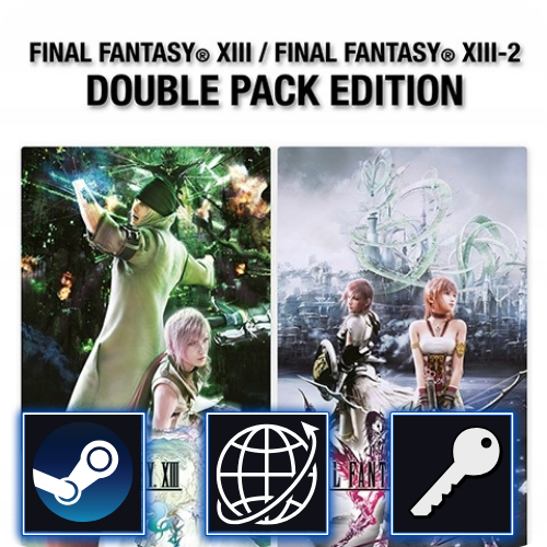 Final Fantasy XIII & XIII-2 Double Pack (PC) Steam CD Key Global