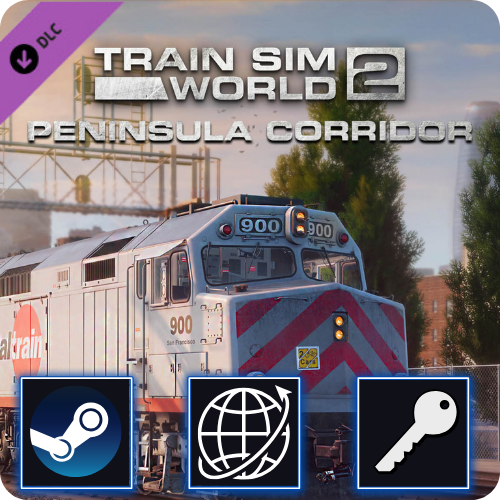 Train Sim World 2 Peninsula San Francisco & Jose Route Steam Key Global