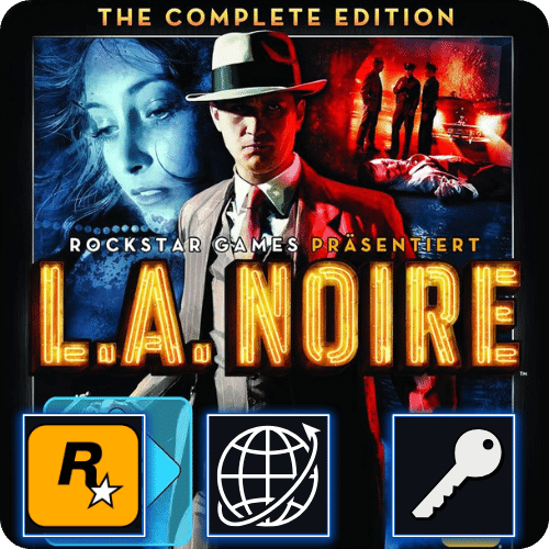 LA Noire The Complete Edition (PC) Rockstar CD Key Global