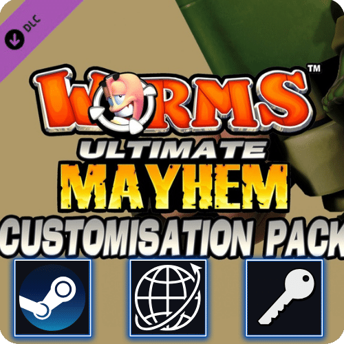 Worms Ultimate Mayhem - Customization Pack DLC (PC) Steam CD Key Global