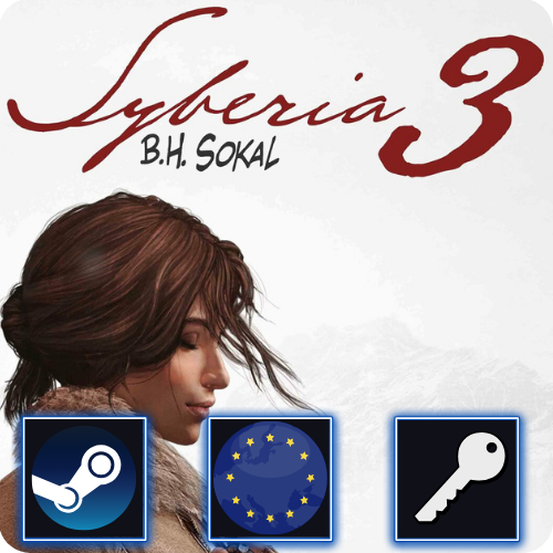 Syberia 3 (PC) Steam Klucz Europa