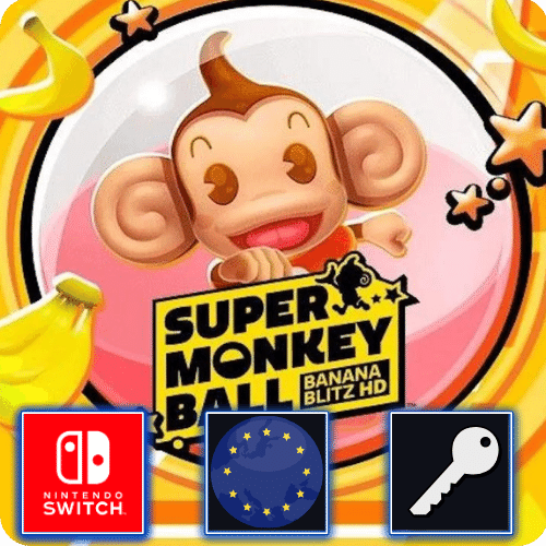 Super MonKlucz Ball Banana Blitz HD (Nintendo Switch) eShop Klucz Europa