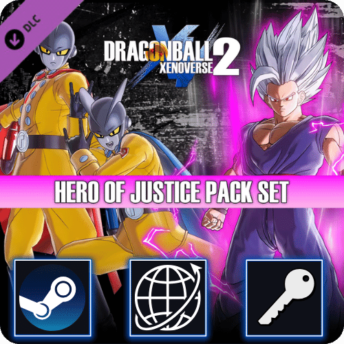 Dragon Ball Xenoverse 2 - Hero of Justice Pack Set DLC Steam CD Key Global