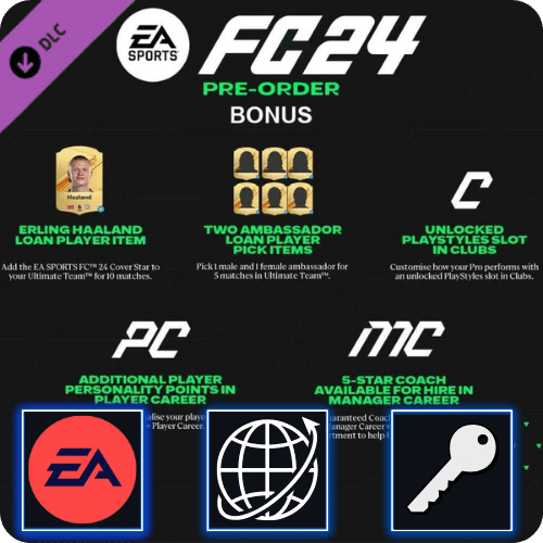 EA Sports FC 24 Pre Order Bonus DLC (PC) EA App Klucz Global