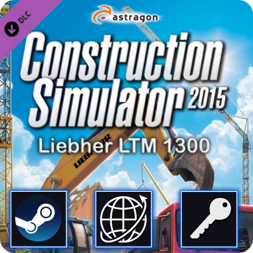 Construction Simulator 2015 - Liebherr LTM 1300 6.2 DLC (PC) Steam Klucz Global