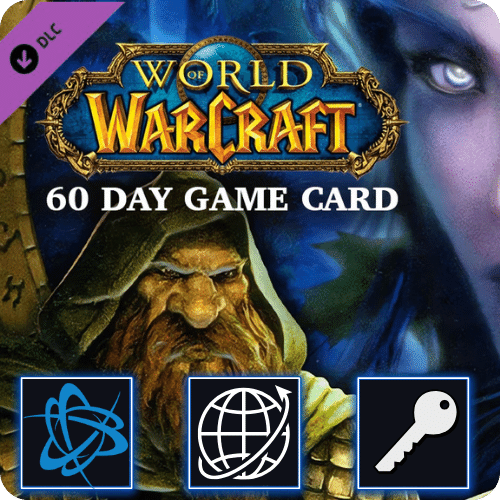World of Warcraft - Time Card 60 Days DLC (PC) Blizzard CD Key Europe