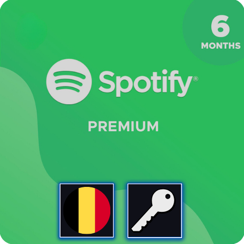 Spotify BE 6 Months Gift Card Key