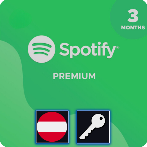 Spotify AT 3 Months Gift Card Klucz