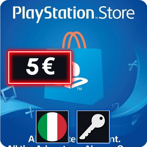 PSN IT 5 EUR Gift Card Key
