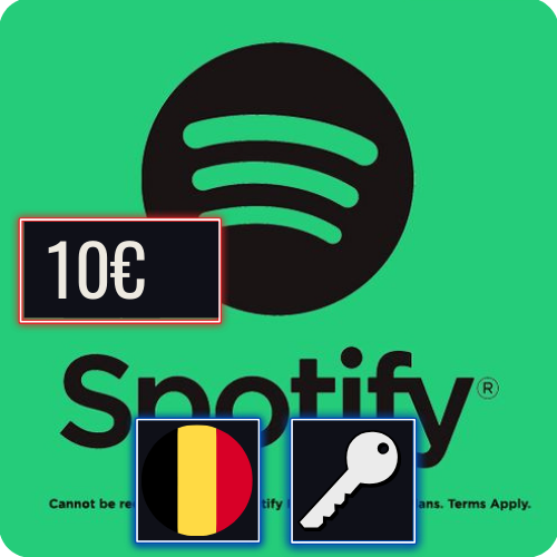 Spotify BE 10 EUR Gift Card Klucz