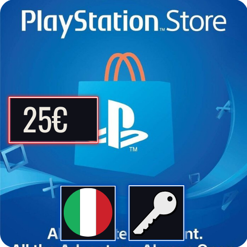 PSN IT 25 EUR Italy Gift Card Key