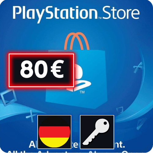 PSN DE 80 EUR Gift Card Key