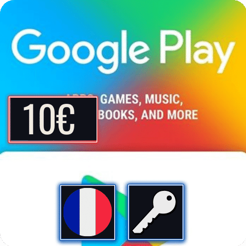 Google Play FR 10 EUR Gift Card Klucz