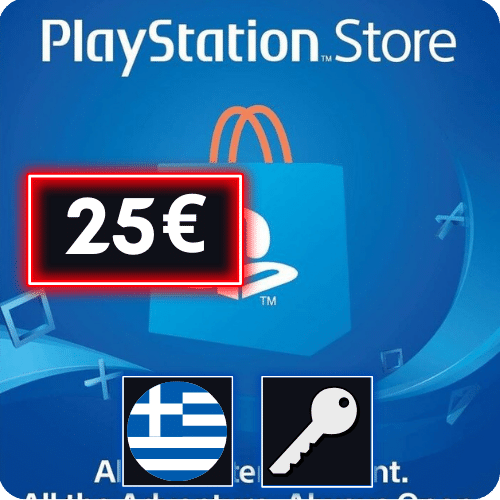 PSN GR 25 EUR Gift Card Key