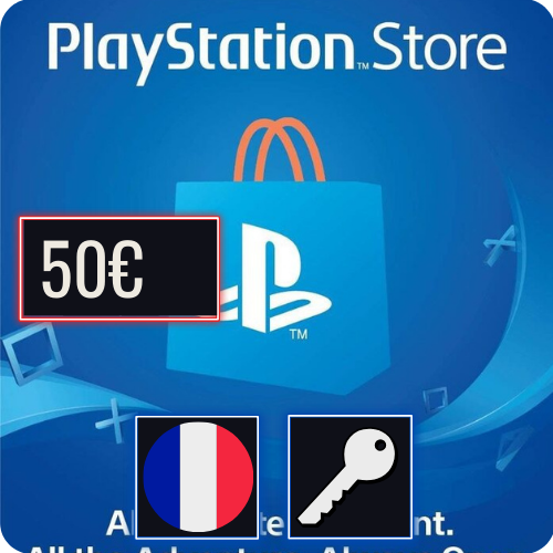 PSN FR 50 EUR France Gift Card Key