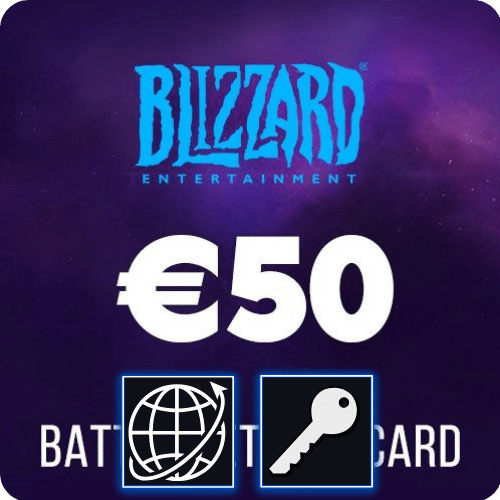 Blizzard - Battle.net 50 EUR Gift Card Global Key