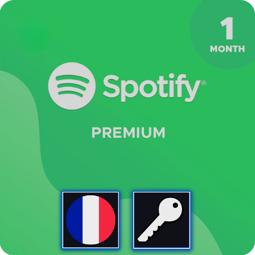 Spotify Premium FR 1 Month Gift Card Klucz